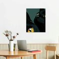 thumbnail image 2 of Bciig Cute Cat Fine Art Aesthetic Poster Print Wall Painting for Living Room Bedroom Office Decor Mother's Day Gift Canvas Art 12x16 in, 2 of 5