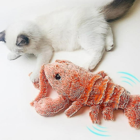 Langosta eléctrica USB para gatos HUOGUO Gravity Jumping Shrimp