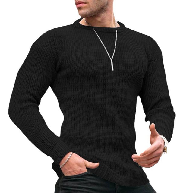 Mens Long Sleeve Waffle Thermal Shirt Tee Crew Neck Layering Color Size New Top