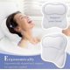 thumbnail image 3 of Ergonomic Luxury Bath Pillow With 4d Air Mesh Technology And 6 Suction Cups, Helps Support Head, Back, Fits All Bathtubs, Hot Tubs And Home Spas44*42*, 3 of 5