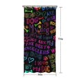 thumbnail image 5 of I Love My Dogs Art Shower Curtain 36"x72" ,Bathroom Decorative Shower Curtains Set with 12 Hooks,Modern Waterproof Washable Shower Curtain, 5 of 6