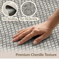 thumbnail image 6 of ODIKA Grid Interlocking Trellis Motif Balanced Neutral Tone Rectangular for Home Office, Gaming Room, Under Desk, Non-Slip Chair-Friendly, 6 of 7