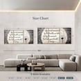 thumbnail image 3 of Elephant Stock Measure Of Life Quote Wall Art - Horizontal Multi Panel Canvas - Living Room Wall Decor - Inspirational And Typography Multi Panel - Beige And Gray Decor - 80" x 39", 3 of 4