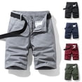 thumbnail image 4 of Mens Shorts Beach Casual Chino Sports Gym Workout Hiking Fitness Short Pants, 4 of 11