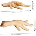 thumbnail image 2 of 2pcs Imitation Chicken Feet Chicken Thigh Food Chicken Legs Lifelike Chicken Decoration Artificial Chicken Feet Artificial Chicken Nuggets Scene Photography Props Showcase Model, 2 of 9