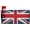 British Flag, variant on White Daisy Mailbox Cover Mailbox Wraps, Waterproof Mailbox Covers Magnetic Post Box Cover Large Size 25.5"(L) x 21"(W) Garden Yard Outside Farmhouse Home Decor