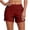 Wine, variant on Womens Swim Shorts Side Split Swim Trunk Quick Dry Board Shorts with Zipper Pockets Swimwear