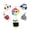 Trinket Charm, variant on Dandy's World Single Mystery Plush Bag Clip Keychains - 6 Characters to Collect - Officially Licensed by CultureFly