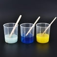 thumbnail image 4 of 10Pcs Measuring Cups, 100ml Clear Plastic Measuring Cup for Epoxy Resin, Stain, Paint Mixing - Reusable Multipurpose Mixing Cups for Cooking and Baking, 4 of 13