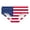 a-10Red11, variant on Girls Kids USA Flag Print High Waist Independence Day Bikini Bottoms For 4th Of July Beach Parties Pool Events Summer Holiday Water Activities Soft Swimwear