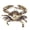 B, variant on Brass Crabs Statue Crabs Table Ornament Figurines Sculptures Table Centerpieces for Living Room Bedroom Decors