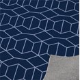 thumbnail image 3 of Comb Navy Kitchen Mat by Kavka Designs, 3 of 3
