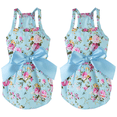 thumbnail image 1 of Vestido floral con lazo para perro, vestido de princesa para mascotas, vestido de sol para perro, vestido de princesa para perro Adepaton Ropa para Perro, 1 of 5