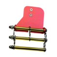 thumbnail image 4 of Ganchos para cinturón de taladro para electricistas, soporte para taladro, metal resistente, autoblocante, cuadrado rojo, 4 of 8