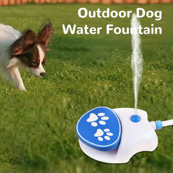 Step,On Dog Water Dispenser, Promotes Drinking  Kidney Health, Easy Outdoor Use