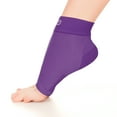 thumbnail image 2 of Go2 Compression Ankle Socks Plantar Fasciitis Foot Heel & Arch Support (Purple S, 1 Pair), 2 of 5