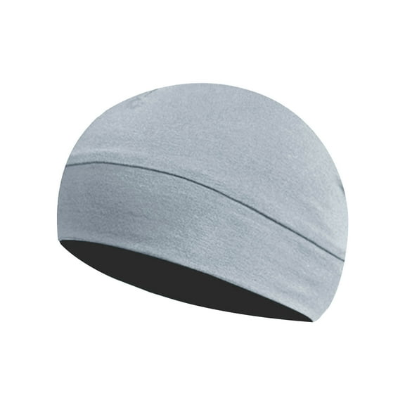 Fewfanhot Men Women Skull Cap Moisture Wicking Soft Stretchy Beanie Hat for Cycling Running Helmet Liner, Breathable Cooling Head Wrap for Workout Sports Daily Use Gift
