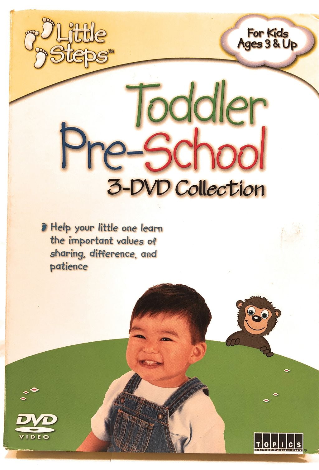 Little Steps Toddler Pre-School 3 King Otis DVD Set - A Tale