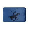 thumbnail image 2 of Beverly Hills Polo Club Logo Navy Polyester Bath Rug. 20" x 32", 2 of 5