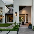 thumbnail image 4 of C Cattleya 2-Pack 1-Light Matte Black Dusk to Dawn Outdoor Wall Lantern Sconce (E26), 4 of 8