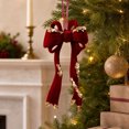 thumbnail image 4 of Hanging Christmas Tree Ornament, Bow Pendant for Xmas Holiday Decoration, 4 of 7