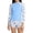 a-Sky Blue17377, variant on FINALGANG Girls 2 Piece Swimsuits Set Kids Crewneck Long Sleeve Slim Fit Top Floral Print Swim Shorts Stretch Breathable Set For Summer Beach Wear Sky Blue 13-14 Years