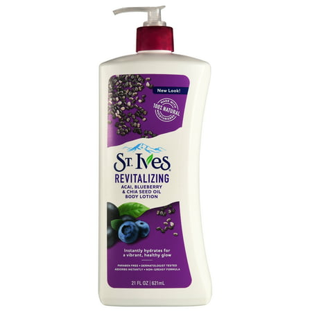 St. Ives Acai, Blueberry, and Chia Seed Oil Body (Best Oil Control Lotion)