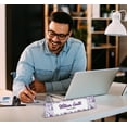 thumbnail image 5 of Printtoo Personalized Desk Name Plate Pretty Purple Flower Custom Acrylic Office Desk Name Plate Accessory 2x10 Inches, 5 of 5