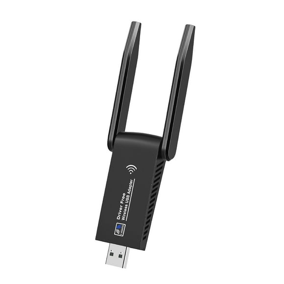 Powerful WiFi Dongle, Dual Band USB 3.0 WiFi Dongle, 2.4G/5GHz WiFi Dongle, PC/Laptop/Desktop/Tablet WiFi USB Adapter, Compatible with Windows 11