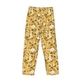 thumbnail image 3 of Lsque Daisies Flowers Print Men's Pajama Pants, Lounge Pant - Comfortable Home Wear,Elastic Waistband, Stylish Design-XX-Large, 3 of 9