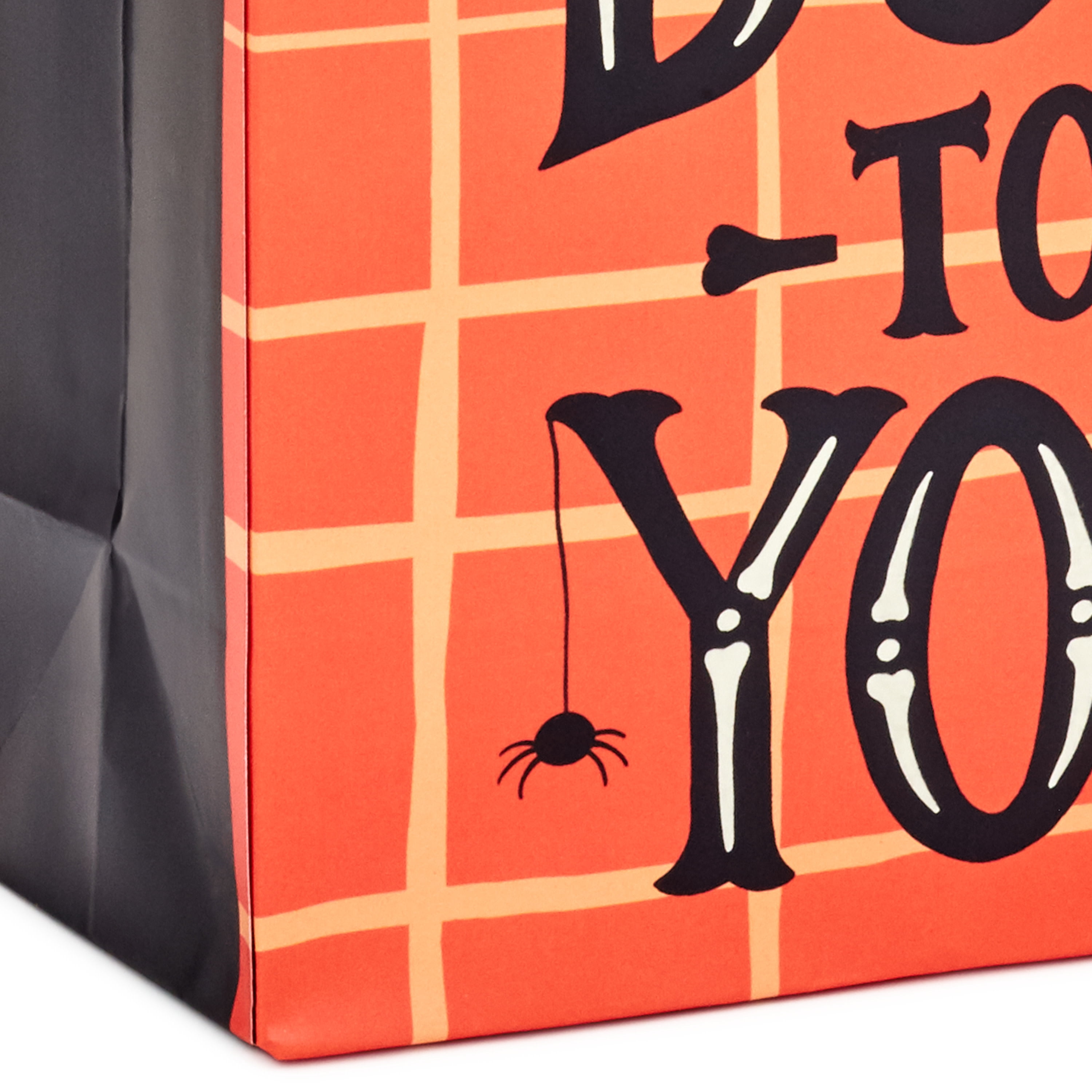 Hallmark Small Halloween Gift Bag (Boo to You, Glow in the Dark), 1 Count
