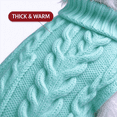 thumbnail image 3 of Dog Sweater for Small Medium Dogs, Warm Comfortable Winter Pet Clothes, Cute Knitted Sleeveless Puppy Sweater for Cats, Dog Apparel & Accessories Fall Winter by MPOISVA, 3 of 8