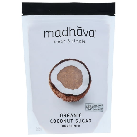 Madhava Organic Coconut Sugar, 16 oz Bag