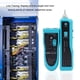 thumbnail image 1 of Comprobador de cables de red LAN rápido de mano Bling Bling localizador de líneas azul claro, 1 of 12