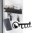 thumbnail image 4 of Cateissary Gancho montado en la pared para el hogar, oficina, Hotel, sala de estar, baño, cocina, decoración, colgador de llaves, ropa, abrigo, sombrero, Organizadores de utensilios de cocina Tipo 2 Cateissary HA075508-02, 4 of 6