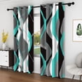 thumbnail image 5 of Lfeey Blackout Curtains for Bedroom, Room Darkening Thermal Curtain, 52x63 inch Grey 2 Panels, 5 of 7