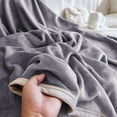 thumbnail image 4 of Flannel Fleece Throw Blanket, 39×47 Inch - Cozy Lightweight Thick Blanket - All Seasons Suitable for Women, Men and Kids Comfy Blanket for All Seasons Clearance, 4 of 6