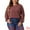 Purple Red, variant on DARING DIVA Women's Plus Lace Crew Neck Long Sleeve Casual Blouse 1X Purple Red