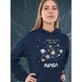 thumbnail image 2 of NASA Nasa Solar System Kiddie Hoodie Women -NASA Designs, Female 5X-Large, 2 of 4