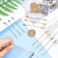 thumbnail image 3 of 24pcs 2 colors 304 Stainless Steel Chain Extender Cadmium Free & Nickel Free & Lead Free with Lobster Claw Clasps and Tiny Oval Charm Golden & Stainless Steel color 50mm Hole: 2.5mm 24pcs/set, 3 of 9