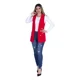 thumbnail image 4 of Chaleco Bléiser Mujer Frente Abierto Vestir Elegante Casual, 4 of 5