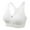 H100-White, variant on VFRGHD Bras For Women Front Zip Sports Bras High Supportive Workout Yoga Running Tank Top Breathable Comfort Bralette Fitness Activewear Versatile Tshirt Bras