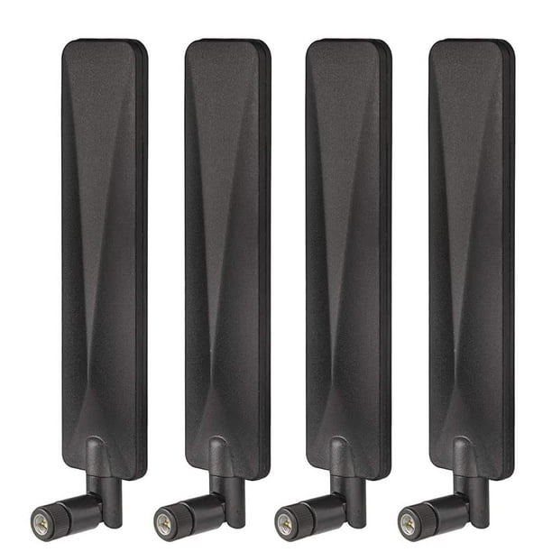 Antena Bingfu 4G LTE SMA de 9 dBi (paquete de 4) para enrutador CPE celular
