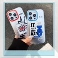 thumbnail image 2 of Funda De Teléfono De Plata De Hierro Caliente Para iPhone 11 14 Plus 12 13 Pro Max Moda KAWS STUS Protección Cubierta, 2 of 4