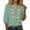 Mint Green, variant on Women's Tops, Tees & Blouses Short Sleeve Shirts V Neck Boho Tops Going Out Clothes Outfits 2026, XL