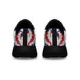 thumbnail image 4 of Patriotic Ice Cream 4th Of July Sweet Land of liberty Shoes Sneakers Black Size 8.5, 4 of 7