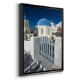 thumbnail image 2 of Santorini Sidewalk Premium Framed Print - Ready to Hang, 2 of 9