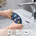 thumbnail image 3 of KLL Planets And Stars Ultra Absorbent & Soft Hand Towels for Bath, Hand, Face, Gym and Spa-27.5x16in, 3 of 8