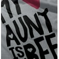 thumbnail image 4 of Cute BFF Niece Aunt Best Auntie Ever Youth T Shirt Tee Girls Infant Toddler Brisco Brands 4T, 4 of 5