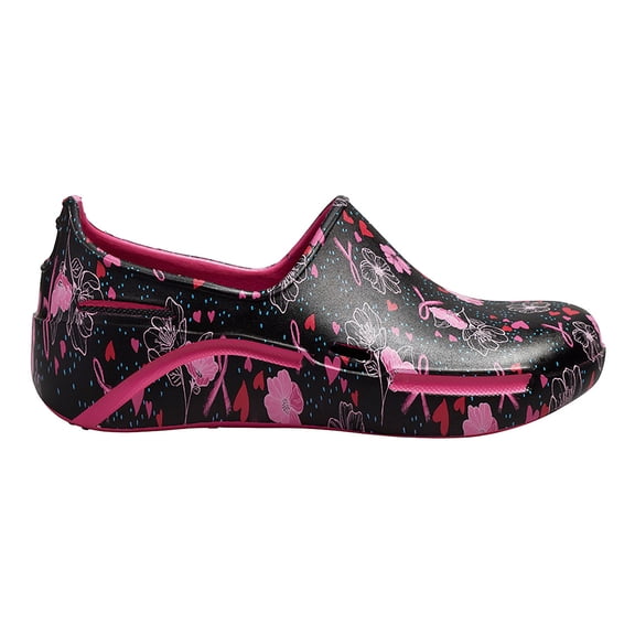 Anywear Streak Women's Healthcare Professional Oil and slip-resistant IMEVA, 7, Loving Floral